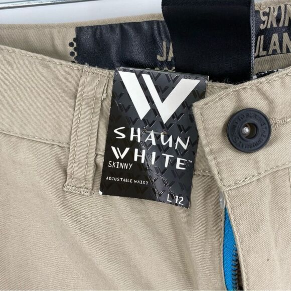 Shaun White Boys’ Skinny Classic Khaki Pants size L / 12 - Picture 2 of 3
